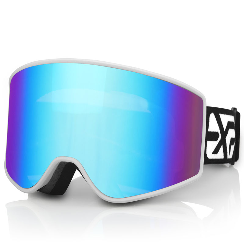Austauschbare zylindrische Skibrille